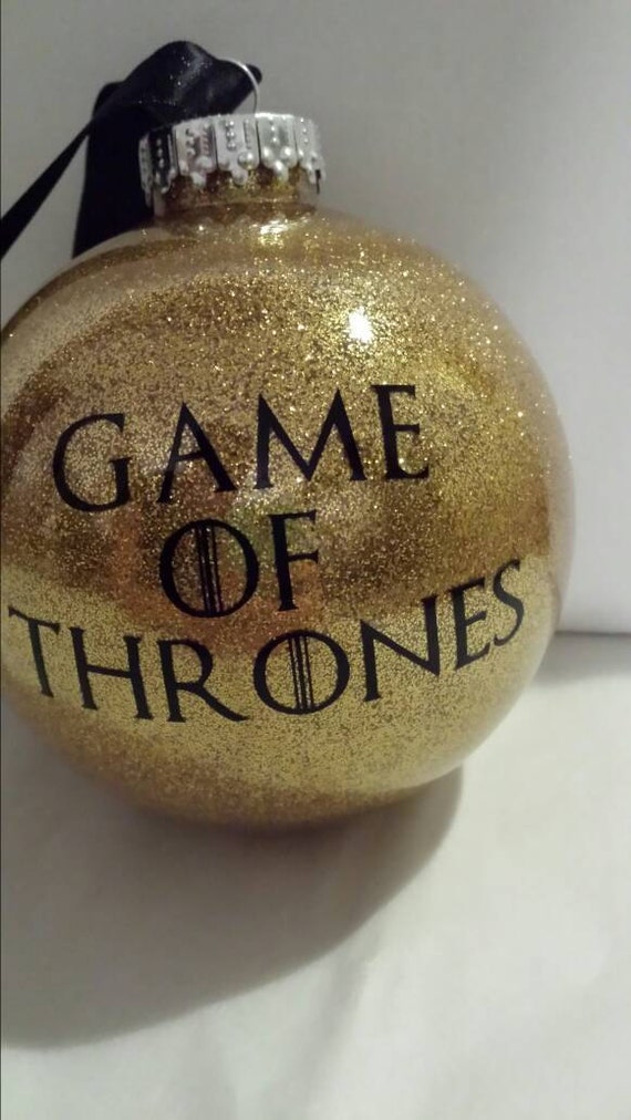 Items similar to Game of Thrones Christmas Ornament, Personalized Game