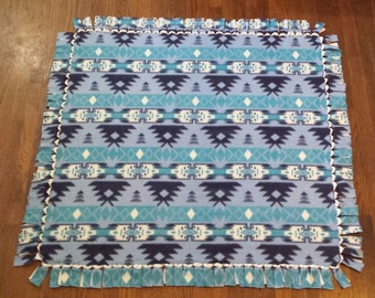 American Indian / Navajo / Southwest Fleece Blanket