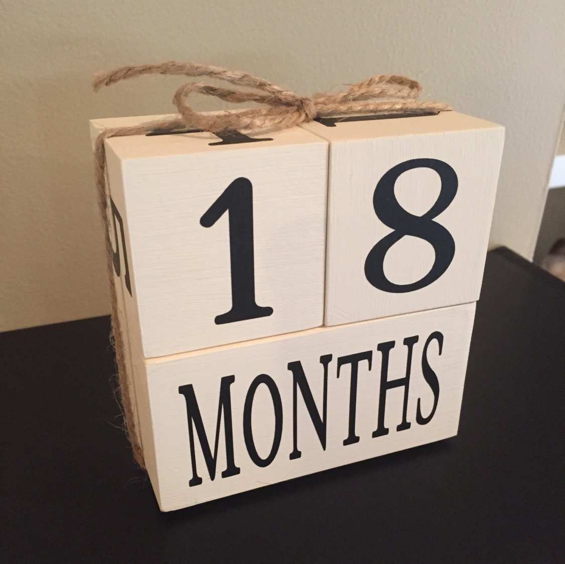 Baby Milestone Blocks
