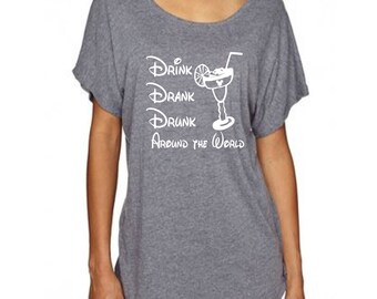 disney drink around the world shirts