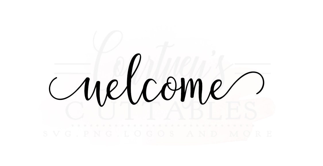 Download Welcome svg/ png file/ welcome cut file/ home decor svg/