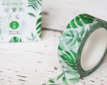 Tropical Banana Leaf Botanical Washi Tape