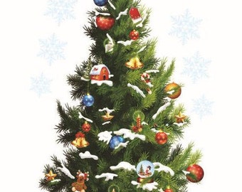 Christmas Tree Decal - Removable Wall Sticker | PP301