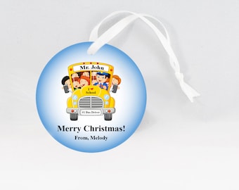 School Bus Driver Ornaments