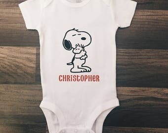 Peanuts Snoopy and Friends Baby Onesie
