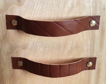 Leather Handles - Pattern - Line