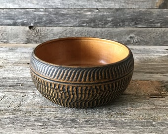 Vintage Turned Wood Bowl