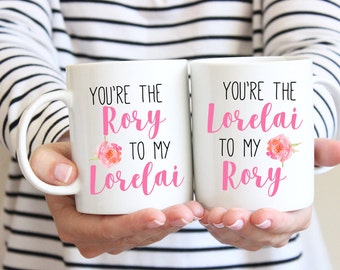 Gilmore Girls Mug Set | Lorelai to my Rory | Gilmore Girls Coffee Mug | Mom and Daughter Gifts | Best Friend Mugs | Rory to my Lorelai