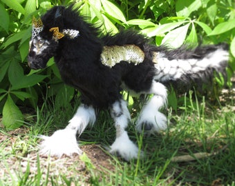 Saturn female kirin- OOAK poseable art doll