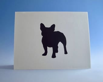 French Bulldog Machine Cut Card (Blank)