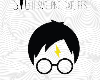 Harry Potter Svg, Harry Potter Svg Files For Silhouette For Cricut, Vector Cutting Files Vinyl Decal, Monogram Svg Harry Potter Silhouette