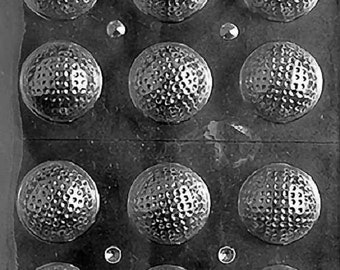 S051 3D Golf Balls Chocolate Candy/Soap Molds