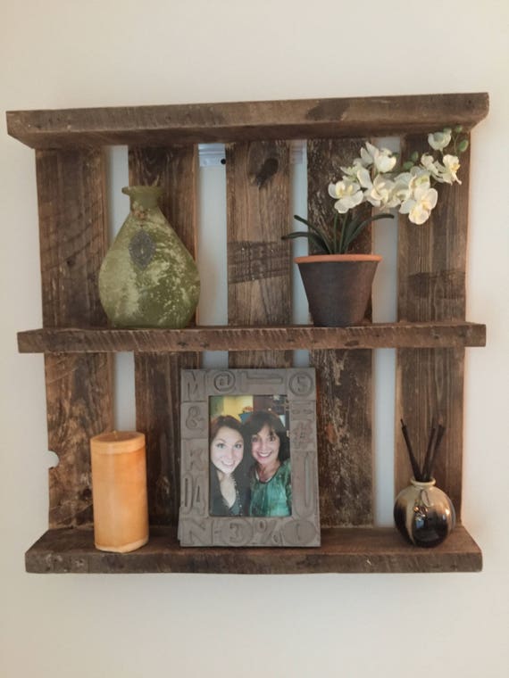 Items similar to Pallet Shelf, Rustic Shelving, Wooden Shelving on Etsy