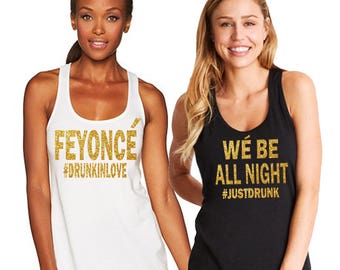 Bachelorette party shirts,Bridal party shirts, Bridesmaid gift, bridesmaid shirt, bridal shirts, feyonce tank