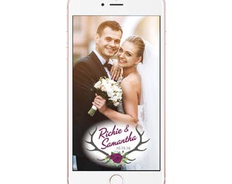 Rustic Wedding Snapchat Filter - Custom Made
