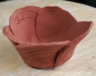 Handmade Polymer Clay Offering Bowl
