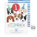 Dog Birthday Invitation / Puppy Party Invitation / Puppy Birthday Invitation / Puppy Dog Birthday Invitation / *Digital Invite