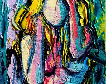 nude figure painting