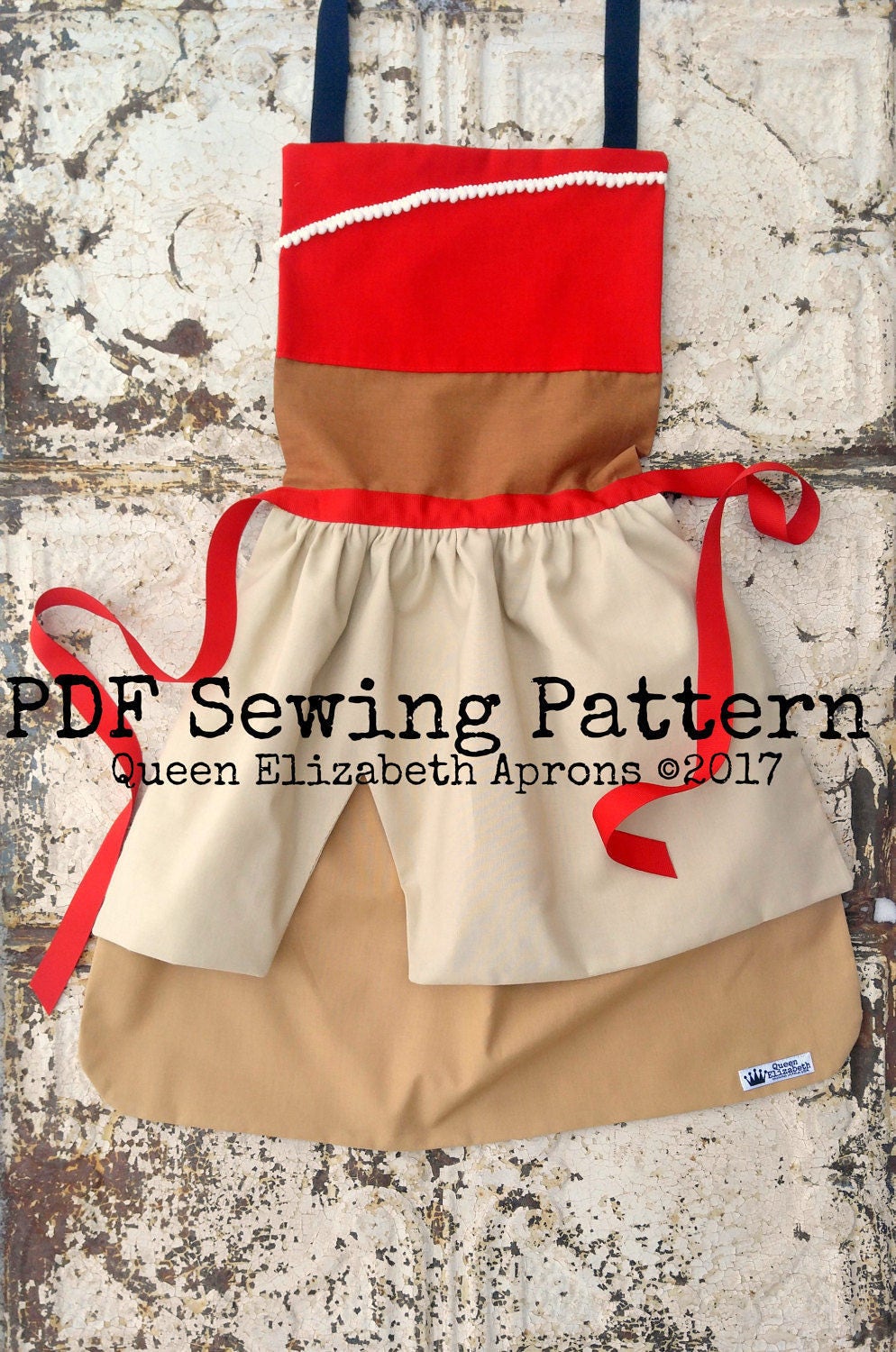 MOANA Maui Disney Princess inspired Child Costume Apron PDF Sewing