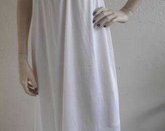white strapless slip
