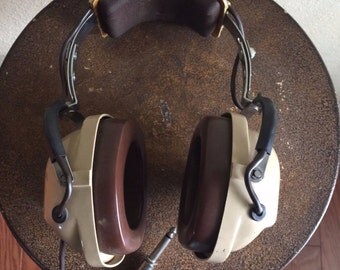 Vintage David Clark Headset, Earphones, Headphones, Aviation ~ Untested