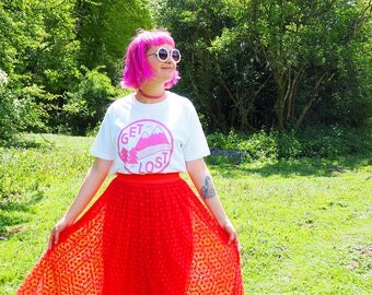 Get Lost T-shirt, Pink T-shirt, Mountains Tee, Twin Peaks Shirt, Adventure Tee, Hiking Tshirt, Hike Tee, Trail Tee, Ladies T-shirt, Explorer