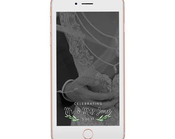 Snapchat Geofilter Wedding | Snapchat Filter Wedding | Custom Snapchat Geofilter Engagement Party | Personalized Wedding Gift| Bridal