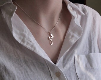 Sterling silver Mother and Child necklace Family pendent mother and baby necklace mothers day gift