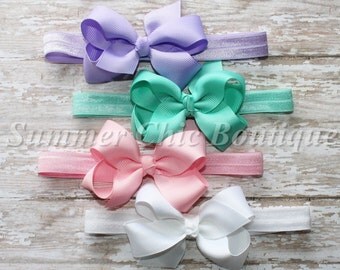 Babyhug Headbands with Knot Detailing Pack of 2 - Blue & Pink main image 1