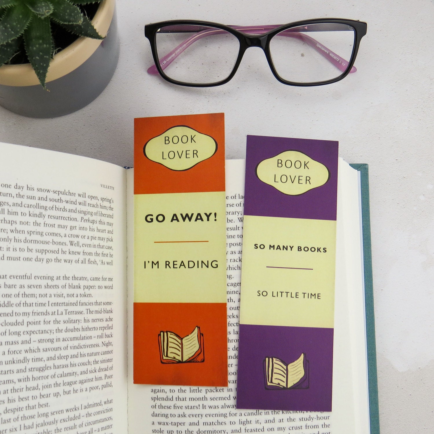 Book Lover Bookmark set Gift for Readers and Book Lovers