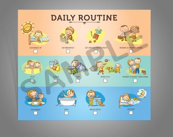 Daily Routine & Activity Cards for Girls