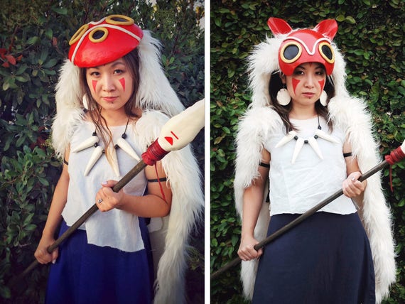 Princess Mononoke Complete Set Costume Cosplay Full Or Half