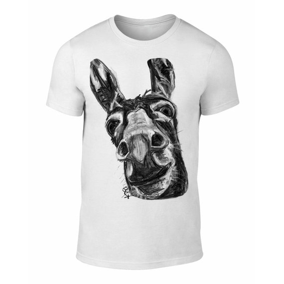 Men's and Women's Donkey TShirt Unisex Donkey Tee