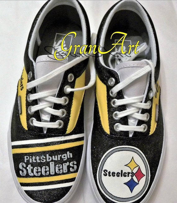 Pittsburgh Steelers Shoes VANS ERA Custom Shoes Women's