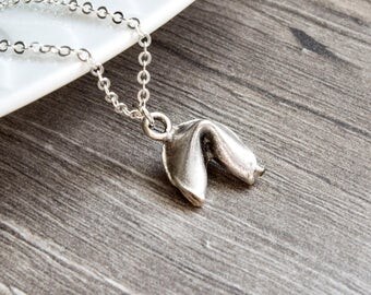 Silver fortune cookie