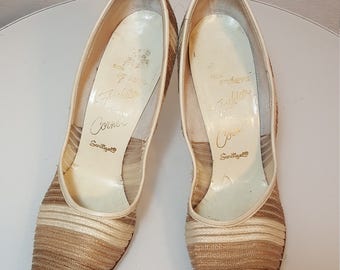 FREE SHIPPING 1950 Woven Heels