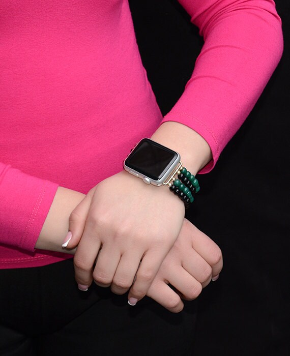 Apple Watch Band 38mm - 42mm Apple Watch Strap - Stretch Fit No Clasp Apple Watch Accessories - Lugs Adapter - iWatch Band Women