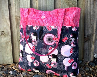 Reusable grocery bag pattern, reusable shopping bag pattern, market tote PDF, grocery bag pattern, shopping tote, reusable bag PDF