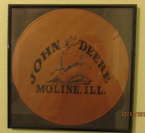 John Deere Laser Engraved Vinyl Record