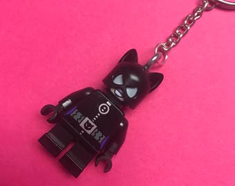 lego catwoman keyring