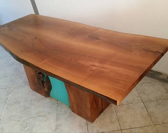 Rustic Kitchen Table - Live Edge furniture