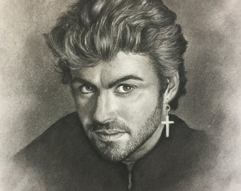 George michael art | Etsy