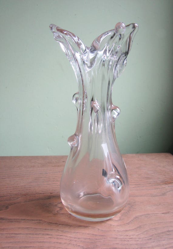 Flower VASE crystal Polish glass 24 pbo crystal hand made i