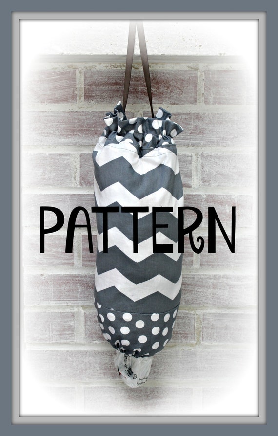 TUTORIAL Grocery Bag Holder PATTERN PDF Instant