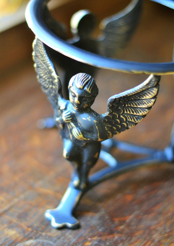 ANGEL DISPLAY STAND for crystal sphere orb stand by Cinnabarys