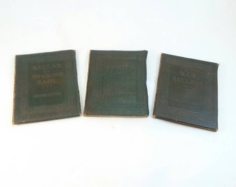 Vintage Little Leather Library books set of 3