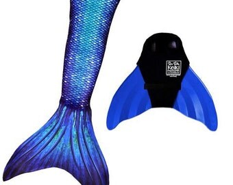 Mermaid Tail-Ocean Deep Pattern-Swimmable Mermaid Tail-Designer Mermaid Tail