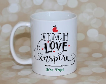 Teacher Gifts, Teacher Mug, Personalized Teacher Gift, Teacher Christmas Gifts, Gifts for Teachers, Teacher Gifts Personalized, Coffee Cup