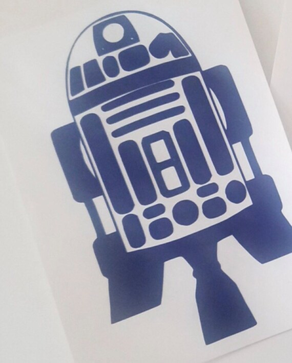 Star Wars R2D2 Vinyl Decal Sticker