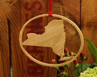 New York State Christmas Ornament